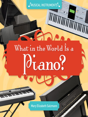 cover image of What in the World Is a Piano?